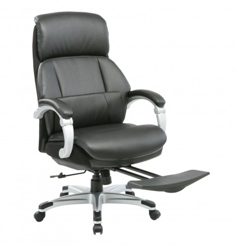 Кресло руководителя из натуральной кожи Бюрократ MIRO