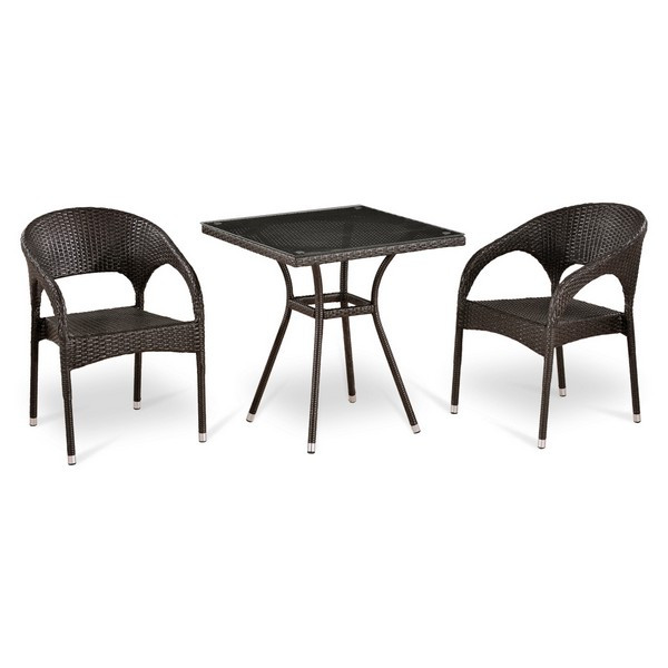 Комплект мебели из ротанга  T282BNT-W53/Y90C-W51 2Pcs