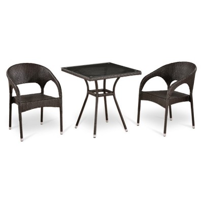 Комплект мебели из ротанга  T282BNT-W53/Y90C-W51 2Pcs