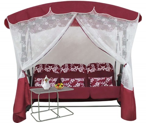 Качели садовые Элегант Премиум со столиком