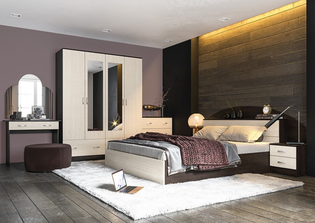 Комплект плетеной мебели T257B/Y380B-W65 Light Brown (4+1)