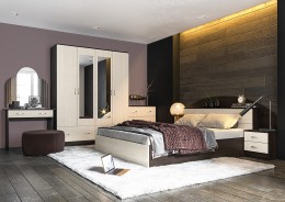 Комплект плетеной мебели T257B/Y380B-W65 Light Brown (4+1)