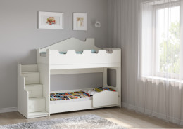 Двухъярусная кровать-домик Легенда 43.4.1