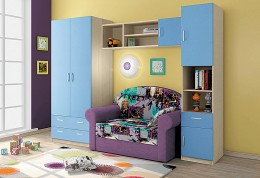 Стеллаж в детскую комнату 5.07 Шкаф многоцелевой