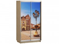 Шкаф-купе Лео 2-х дверный с фотопечатью