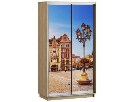 Шкаф-купе Лео 2-х дверный с фотопечатью