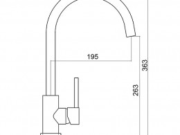 Смеситель UM2104 SS