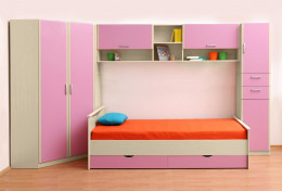 Шкаф детский 5.09 для одежды угловой 2-х дверный