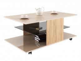 Журнальный столик Bergamo  - 2 исп. (900х600х500) Эмаль со стеклом