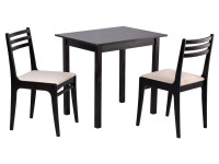 Обеденная группа для столовой и гостиной Мебвилл  Грис 2 + стула
