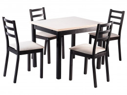 Обеденная группа для столовой и гостиной  Рене + 4 стула