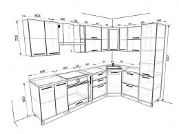 Кухня Валерия-М 2,9 метра