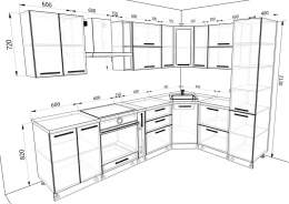 Кухня Валерия-М 2,9 метра
