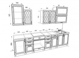 Кухня Ницца 3,1 метра