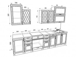 Кухня Ницца 3,1 метра