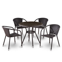 Комплект плетеной мебели  T283ANT/Y137С-W51-4PCS