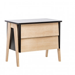 Тумба широкая Leset "Сканди" 2 ящ.