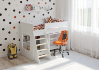 Кровать чердак Легенда 22.2 белая