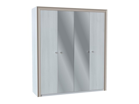 Шкаф распашной с зеркалом  Прато Ш4