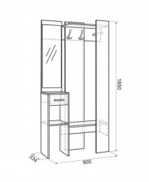 Прихожая МебельСон Слава 