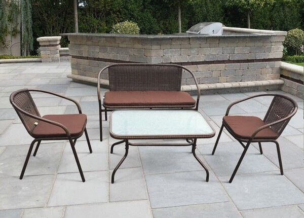 Комплект плетеной мебели  TLH-037/037D/40S