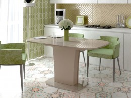 Кухонный стол  обеденный Бергамо 2 овальный