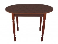  Стол овальный СМ пластик корень вяза