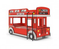 Двухъярусная кровать-машина Автобус 1