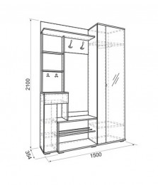 Прихожая МебельСон Грация 