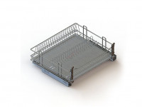 Выкатная корзина-сушилка в нижнюю базу с доводчиком