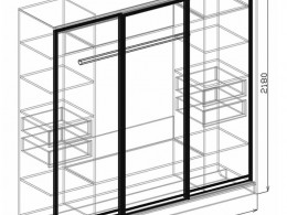 Шкаф купе Токио