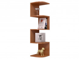 Угловая настенная полка Полки Снейк-1