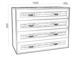 Комод  Парма