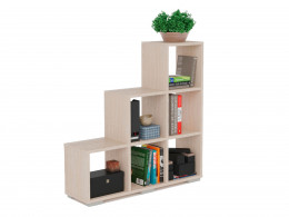 Стеллаж в детскую Мебвилл Стильный -1 1090 х 1080 / СС-  