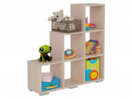 Стеллаж в детскую Мебвилл Стильный -1 1090 х 1080 / СС-  