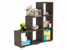 Стеллаж в детскую Мебвилл Стильный -1 1090 х 1080 / СС-  