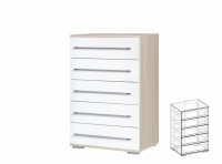 Комод высокий Дакота 63 см