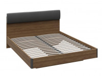 Двуспальная кровать   Харрис СМ-302.01.002 Кровать с мягким элементом к спинке тип 1 (1600)