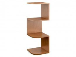 Угловая настенная полка Полки Снейк-2