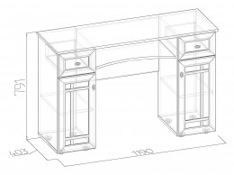 Туалетный столик Sherlock 52 (спальня) 