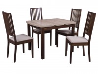 Обеденная группа для столовой и гостиной Мебвилл Орлеан + 4 стула Родос