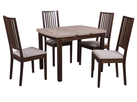 Обеденная группа для столовой и гостиной Мебвилл Орлеан + 4 стула Родос