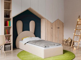 Детская кровать с подъемным механизмом  Кровать детская с подъемным механизмом Банни