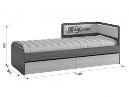 Детская кровать МебельСон Колледж 