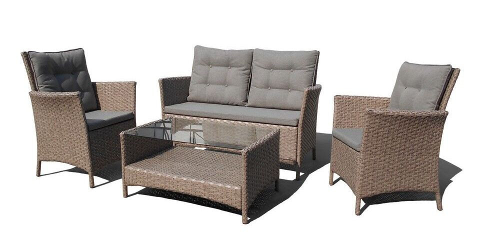 Комплект плетеной мебели из искусственного ротанга  AFM-804