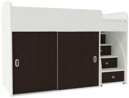 Кровать чердак Малыш Купе