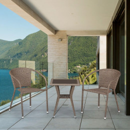 Комплект плетеной мебели из искусственного ротанга  T25A/Y137C-W53 / T25B/Y137C-W56 2Pcs