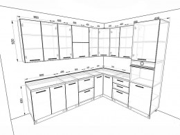 Кухня Валерия-М 2,8 метра