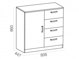 Комод  Лофт