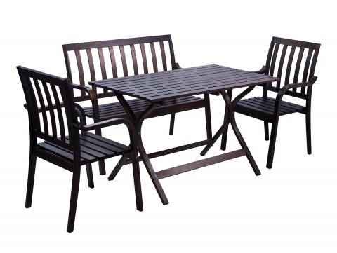 Комплект садовой мебели Стол Берн + Диван  + 2 кресла 